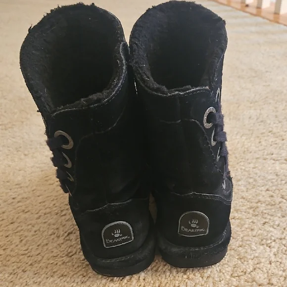 BearPaw Black Winter Boots - Picture 3 of 4